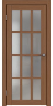 Межкомнатная дверь 900x2000 FK029 (экошпон орех, матовое стекло)