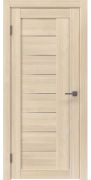 Дверь в туалет, RM025 (экошпон капучино мелинга, со стеклом)