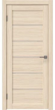 Дверь межкомнатная, RM028 (экошпон беленый дуб FL, лакобель белый)