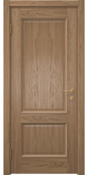 Дверь межкомнатная, SK002 (шпон дуб светлый)