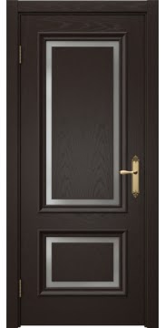  SK009 (шпон ясень темный, матовое стекло)