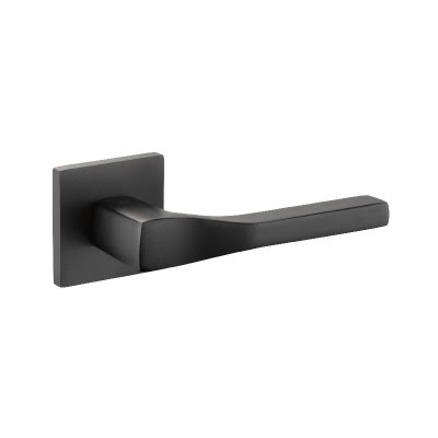 Ручка дверная CLIFF S-520 BLACK (ЦАМ, черный)
