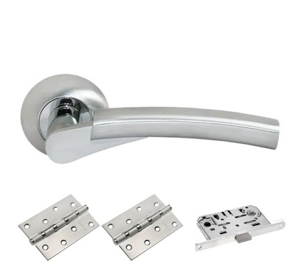 Комплект фурнитуры MH19-MS4BB (ЦАМ, матовый хром – хром)
