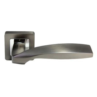 Ручка дверная MH45GR-CP-S55 (ЦАМ, графит – хром)