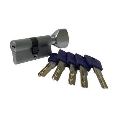 Механизм цилиндровый PC60SC (матовый никель)