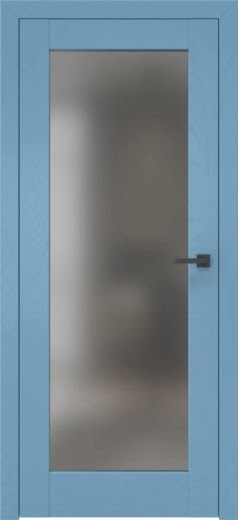 Межкомнатная дверь RL001 (шпон ясень RAL 5024, сатинат)