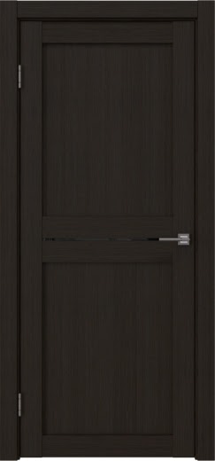 Межкомнатная дверь RM030 (экошпон «венге FL‎», лакобель черный)