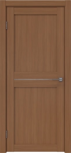 Межкомнатная дверь RM030 (экошпон «орех‎», лакобель белый)
