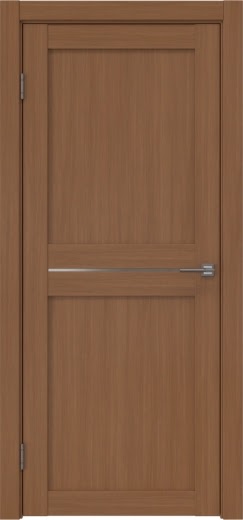 Межкомнатная дверь RM030 (экошпон «орех‎», матовое стекло)