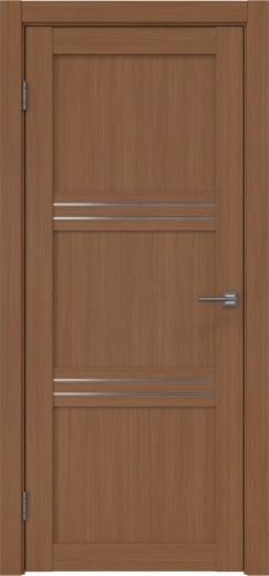 Межкомнатная дверь RM036 (экошпон «орех‎», матовое стекло)