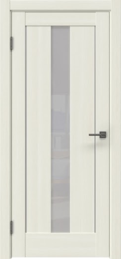 Межкомнатная дверь RM043 (экошпон «сандал белый» / лакобель белый)