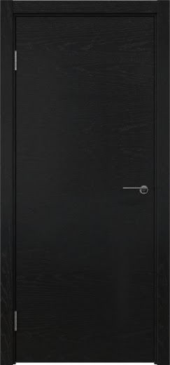 Межкомнатная дверь ZK001 (шпон ясень черный)