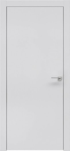 Межкомнатная дверь ZM001 (экошпон светло-серый / глухая)
