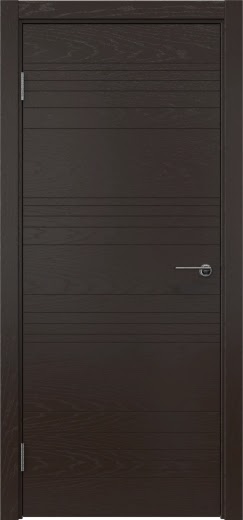 Межкомнатная дверь ZM013 (шпон ясень темный)