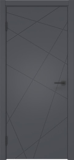 Межкомнатная дверь ZM031 (эмаль графит)