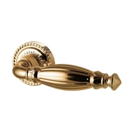 Дверная ручка BELLA-CL2-GOLD-24 (ЦАМ, золото 24К)