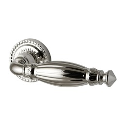 Дверная ручка BELLA-CL2-SILVER-925 (ЦАМ, серебро 925)