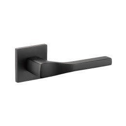 Дверная ручка CLIFF-S-520-BLACK (ЦАМ, черный)