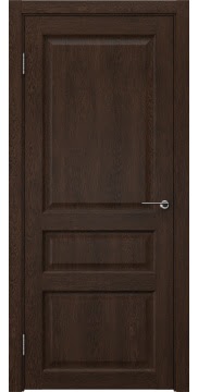 Дверь коричневого цвета, FK005 (экошпон дуб шоколад)