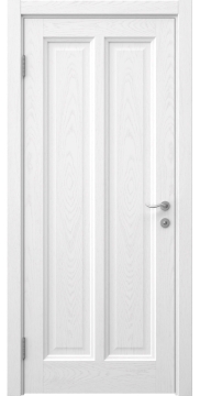 Межкомнатная дверь, FK015 (шпон белый ясень, глухая)