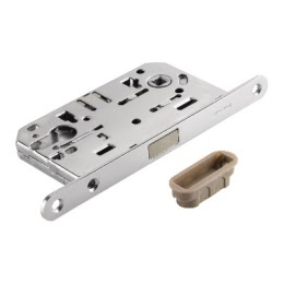 Защелка дверная KEY-5085-MAG-CHROME (сантехническая магнитная, хром)