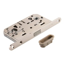 Защелка дверная KEY-5085-MAG-NICKEL (сантехническая магнитная, никель)