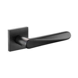 Дверная ручка LEDO-S-522-BLACK (ЦАМ, черный)