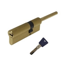 Механизм цилиндровый LT60SB (с перфо-ключом, матовое золото)