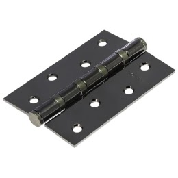 Петля дверная MS4BB-BN (универсальная врезная на подшипниках, цвет: черный никель)