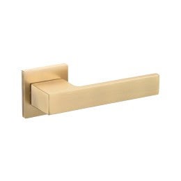 Дверная ручка NOVO-A-18-40-W-GOLD (ЦАМ, валлийское золото)