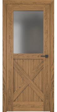 Дверь в стиле Loft, RL003 (дуб античный с патиной)
