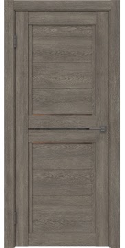 Межкомнатная дверь RM013 (экошпон «серый дуб» / стекло бронзовое) — 0159