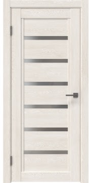 Межкомнатная дверь RM015 (экошпон «белый дуб» / матовое стекло) — 0185