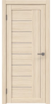 Межкомнатная дверь, RM025 (экошпон беленый дуб FL, лакобель белый)