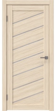 Межкомнатная дверь, RM029 (экошпон беленый дуб FL, лакобель белый)