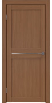 Коричневая дверь, RM030 (экошпон орех, матовое стекло)