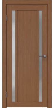 Коричневая дверь, RM031 (экошпон орех, матовое стекло)