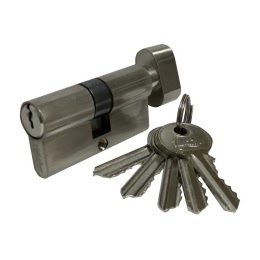 Механизм цилиндровый VC60-5SN (с английским ключом, матовый никель)