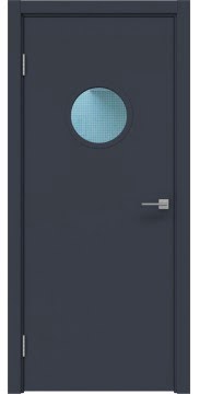 Дверь WD002 (влагостойкая, антрацит, со стеклом)