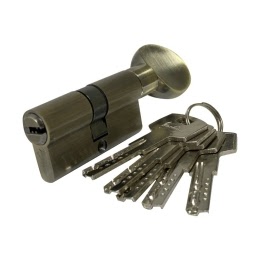 Механизм цилиндровый ZC60AB (с перфо-ключом, бронза)