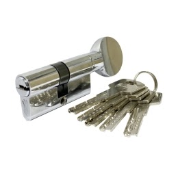 Механизм цилиндровый ZC60CP (с перфо-ключом, хром)