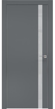  ZM007 (экошпон графит, лакобель светло-серый, алюминиевая кромка)