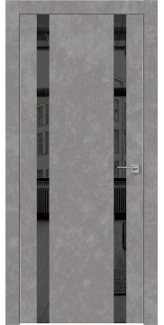 Межкомнатная дверь ZM008 (экошпон «бетон» / зеркало тонированное) — 0923