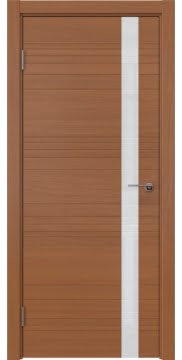 Межкомнатная дверь ZM014 (шпон анерги, лакобель белый) — 5359