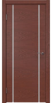 Межкомнатная дверь ZM017 (шпон красное дерево, триплекс белый) — 5433