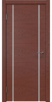 Межкомнатная дверь ZM020 (шпон красное дерево, триплекс белый) — 5501
