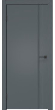 Дверь межкомнатная, ZM087 (эмаль графит)