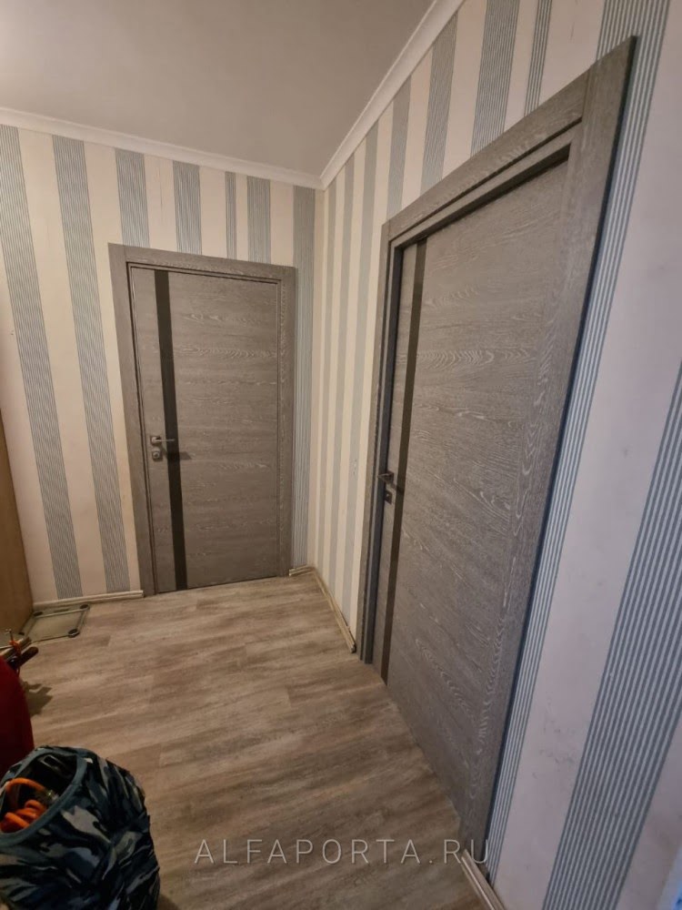 Установленные двери в комнаты